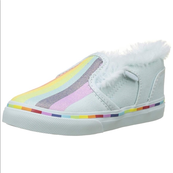 rainbow asher vans